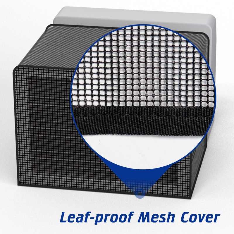 Wintcomfort U-Shaped Window Air Conditioner Summer Cover, Dense & Breathable