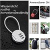 Set of 6 Suitcase Lock Combination Lock 3 Digits Luggage