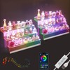 16” Acrylic Display Organizer with LED Light - 3 Tier