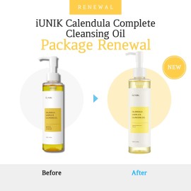 Iunik Best Calendula & Jojoba OilInfused Vegan Cleansing Oil Gentle Blackhead Melting