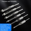 AeKeatDa 6pcs Square Hole Mortise Chisel Drill Bit Tools, 5/8"