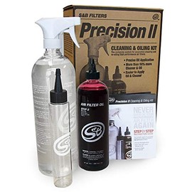 S&B Filters 88-0008 Precision II Cleaning & Oil Kit (Red Oil)