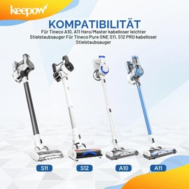 KEEPOW 4 Replacement Filter Accessories for Tineco Pure One S11 Tango and S12 EX Series A10, A11 Hero and Master Vacuum Cleaners
