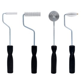 Defoaming Bubble Removal Roller, FRP Fiber, Reinforced DIY, Repair Processing, Iron Screws, Bubble Release, Set of 4
