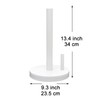 Youngever Plastic Paper Towel Holder, Upright Towel Holder Stand for