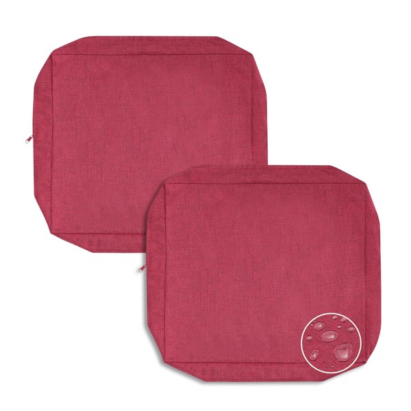 PureFit Waterproof Outdoor Cushion Covers Replacement for Patio Furniture Chair