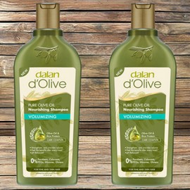 Dalan Hair Strengthening Natural Pure Olive Oil Nourishing Shampoo Volumizing 2pcs 400ml / 달란 모발강화 자연유래 퓨어 올리브오일 너리싱 샴푸 볼류마이징 2개 400ml