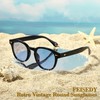 FEISEDY B2350 Wellington Sunglasses for Women, Men's, Square, Retro UV400,