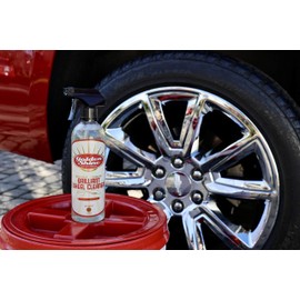 GOLDEN SHINE Brilliant Wheel Cleaner, Spray Cleaner for Chrome, Painted and Polished Wheels, 16 Ounce Bottle 44016