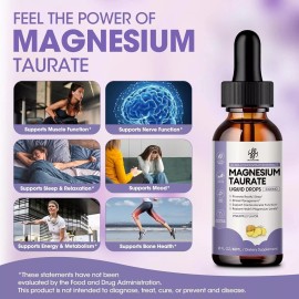 MM iMATCHME 60ml Magnesium Taurate Liquid Drops Magnesium Potassium 2300mg(VB6 Mg Q10)