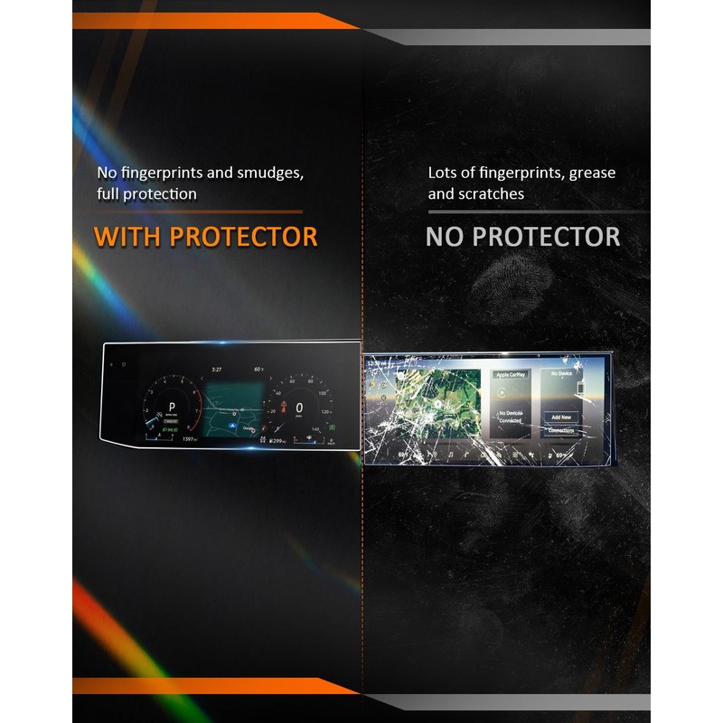 CDEFG (4Pcs for 2025 Nissan Armada Screen Protector, 12.3/14.3 Inch