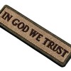 EmbTao In GOD We Trust Embroidered Tactical Morale Fastener Hook&Loop
