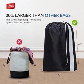 Keeble Outlets Laundry Bag | 30*40 XL Laundry Basket | Nylon Laundry |KOLB30X403