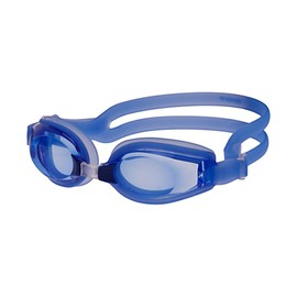 Sporti Unisex Adult Negative Optical Swimming Goggles, Antifog Swim Goggles for Men & Women, Shatter-resistant, Double Straps - Pro II - Blue Lens/Blue Frame - Negative 4.0
