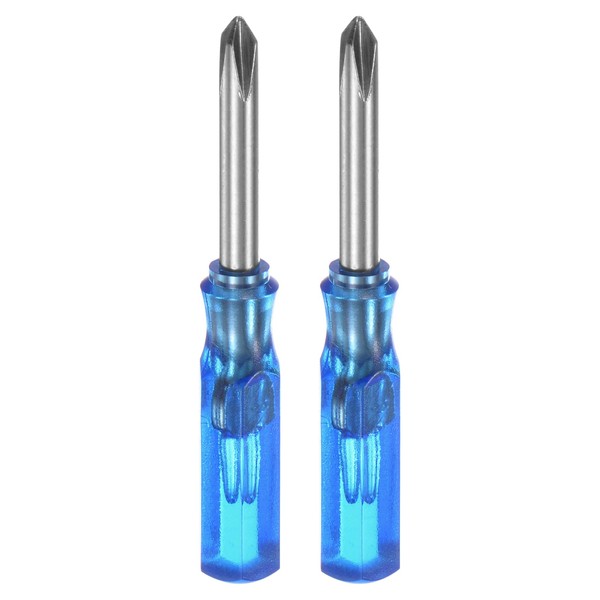 HARFINGTON 2Pcs PH1 Mini Phillips Screwdriver 3mm Magnetic Cross Head