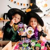 Juego de 36 tarjetas para dulces de Halloween con cúpula