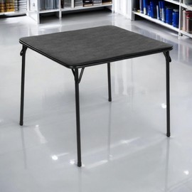 Homy Casa Folding Science Lab Table – Portable, Durable Metal Frame, Easy Setup & Storage, Spaca-Saving Design Ideal for Classroom, Laboratory, and Workspace Use, Black