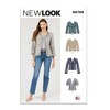 NEW LOOK Sewing Pattern UN6789A Misses' Jackets A (8-10-12-14-16-18)