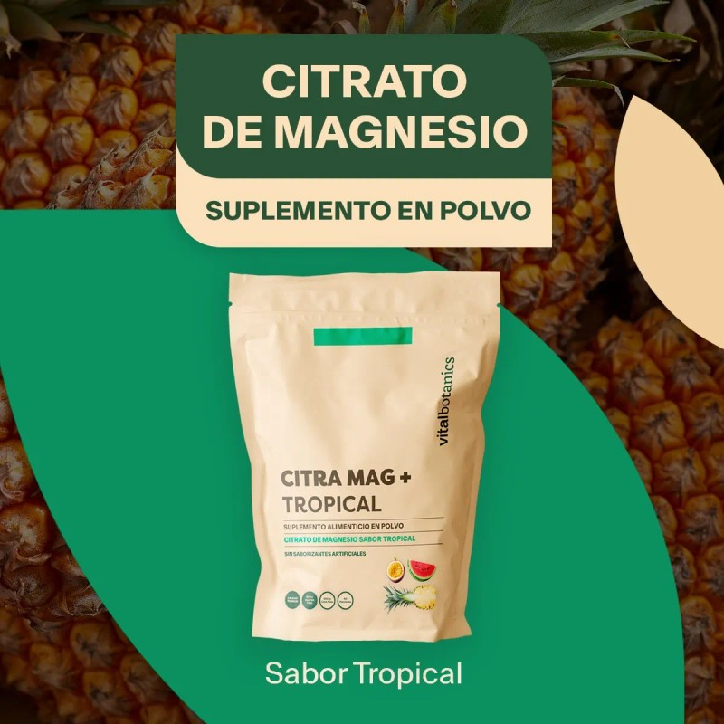 Citrato de Magnesio en Polvo con Colgeno Hidrolizado Puro 600g