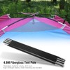 4.9M Fiberglass Camping Tent Pole Bars Outdoor Support Rods Awning