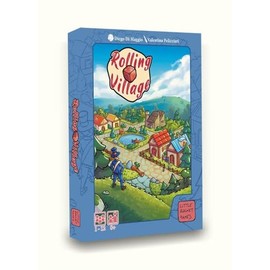 LITTLE ROCKET GAMES ROLLING VILLAGE Board Game for 2 Players, 8+ Years, 15-20 Min