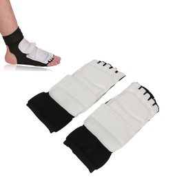 Taekwondo Foot Protection, Training Boxing Martial Arts Punch Bag Sparring Muay Thai Kung Fu Foot Protection Foot Protection for Protection TKD Foot Equipment Support for Men, Women, Children (L)