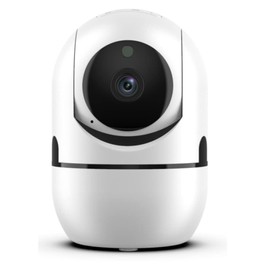 ZINKER Cámara Seguridad WiFi con Autoseguimiento Full HD1080p Compatible con Alexa y Google Home. Audio Bidireccional, Visión Nocturna y Detección de Movimiento
