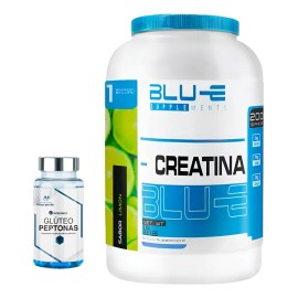 Glúteo Peptonas + Creatina Blu-e Monohidratada 1kg Sabores