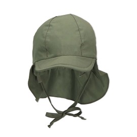 Sterntaler Baby Schirmmütze m. Nackenschutz 1511410 Cold Weather Hat, dunkelgrün, 43