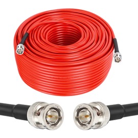 XRDS -RF 12G SDI Cable 250FT, SDI Video Cable 3G/6G/12G 75ohm RG6 BNC Cable Supports HD-SDI/3G/6G-SDI/4K for Video Security Camera SDI Converter, Red