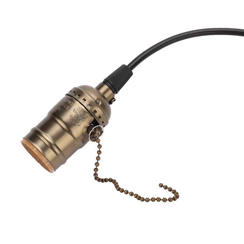 QANYEGN E27 Vintage Pendant Light Holder, Vintage Hanging Pendant Light