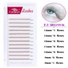 Volume Eyelash Extensions, Pink, 0.07 mm, C Curl Colour Lashes,