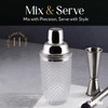 Barillio Glass Cocktail Shaker Set | 14 oz Cobbler Mixer