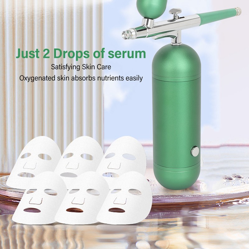 Oxygen Airbrush Facial Machine Hydrating Moisturizing High Pressure Handheld Airbrush