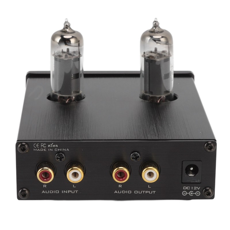 TUBE 03 Audio Amplifier Black with 6K4 Electronic Bile Duct