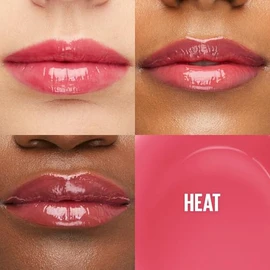 Maybelline New York Lifter Gloss Lip Gloss Makeup With Hyaluronic Acid, Hydrating, High Shine, Hydrated Lips, Fuller-looking Lips, Heat, 0.18 Fl Oz