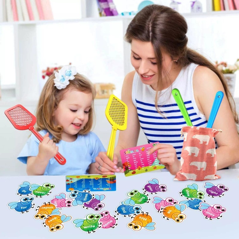 Shemira Shemira Sight Word Swat Game, Sight Word Educational Toy