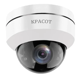 KPACOT Security Camera, Outdoor PTZ PoE Camera, 5 Megapixels, AI Human Body Detection, Dome-shaped, Surveillance Camera, Indoor, IP Camera, Full HD, Network Camera, Motion Detection, Camera Pan, 355°