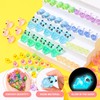 Guiqulai 100 Pcs Mini Resin Animals Luminous Mini Ducks, Turtles,