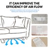 Sideways Magnetic Vent Extender for Under Furniture, Floor Resiter Vent