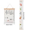 IWILCS Growth Height Growth Chart, Baby Height Chart with Cartoon