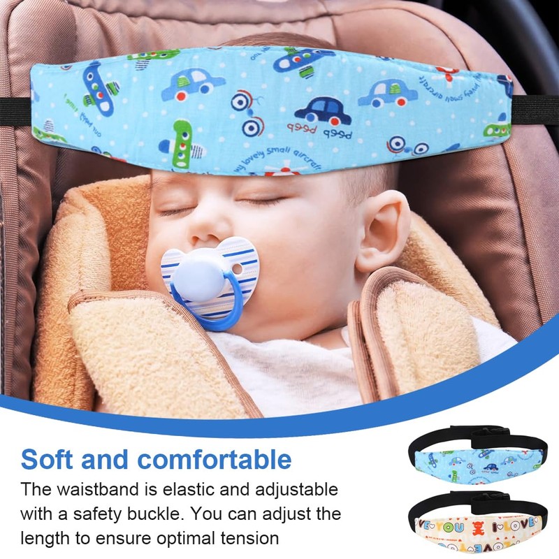 VBSJAH Head Mount Child Seat, 2 Pieces Adjustable Playpens, Sleep