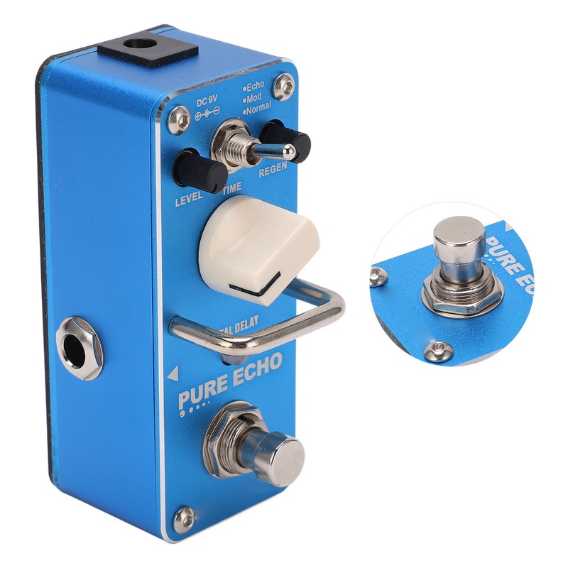 Delay Effect Pure Echo Metal Monoblock Multifunctional Digital Pedal for