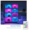 MYPLUS Under Cabinet Lighting Kit, RGB Puck Lights with Remote