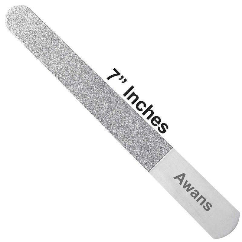 Diamond Deb Nail File, Double Sided Diamond Dust Coating 6"