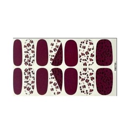 Generic 14Pcs Leopard Marble Moire Cloud Spots Nail Wraps Stickers Ymx700 Nail Wraps Stickers Manicure Supplies for Women Nails Full Long Lasting Easy Apply and Remove