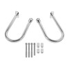 CHIFUN Motorcycle Rear Crash Bars Saddlebag Guard Rails Replacement for