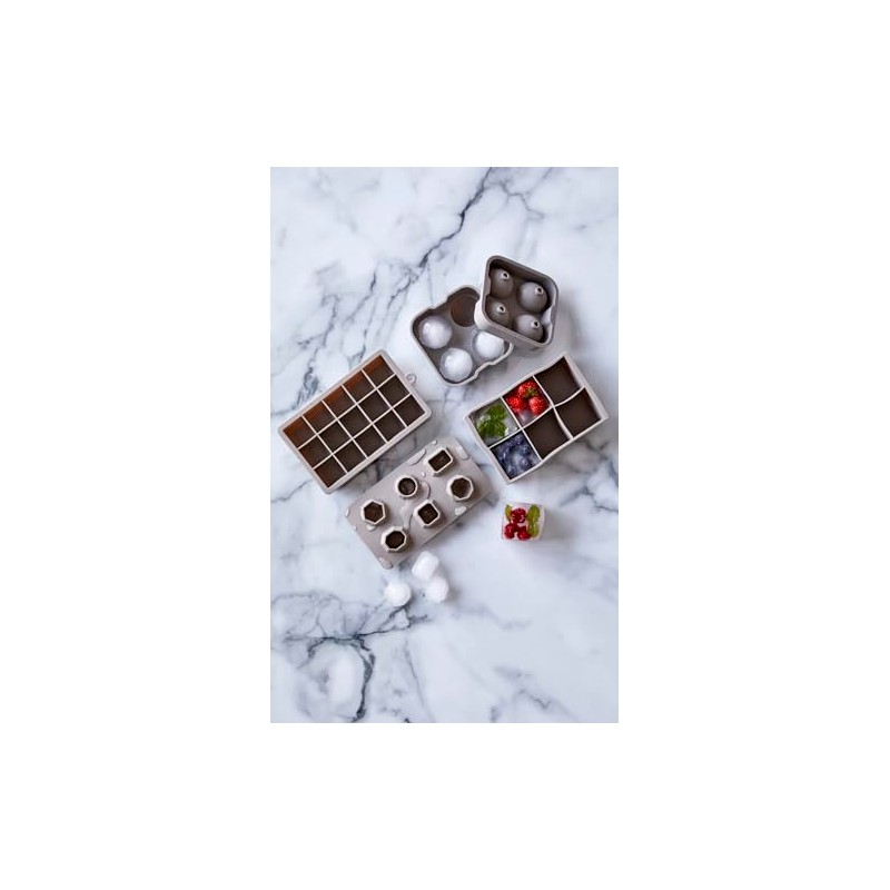 BITZ Ice Cube Tray Diamond Grey