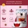 Tealeaf & Co. Cranberry Orange Black Tea Bags Blended with