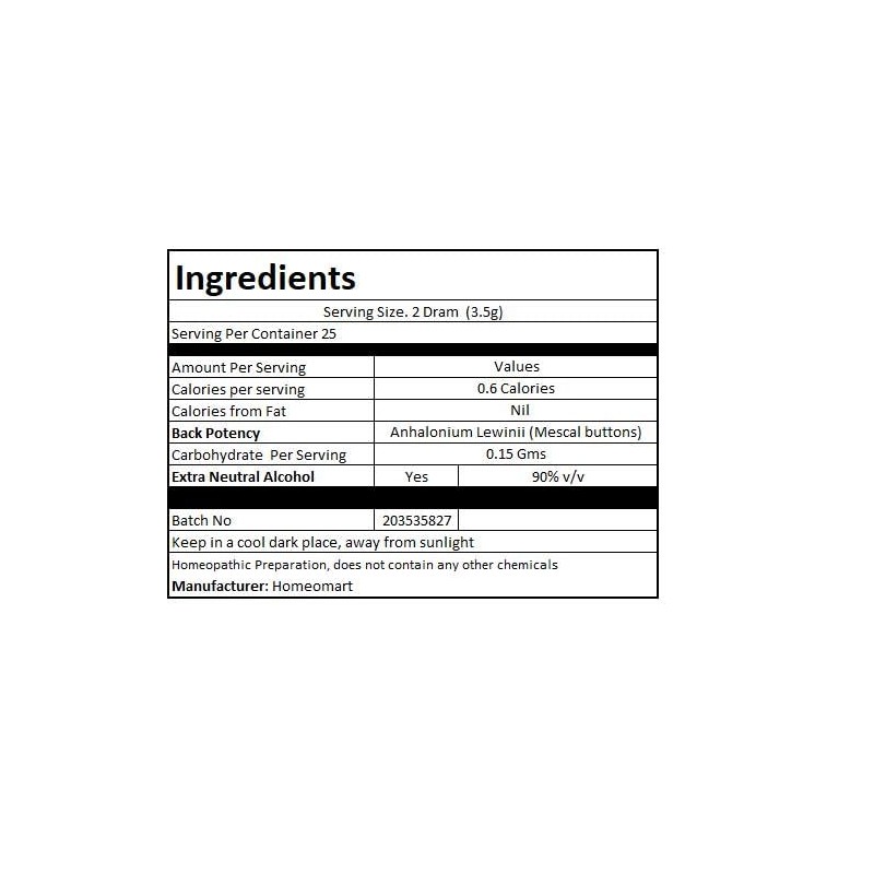 Homeomart.com Anhalonium Lewinii (Mescal Buttons) Homeopathy Pellets (Pills) in 1M